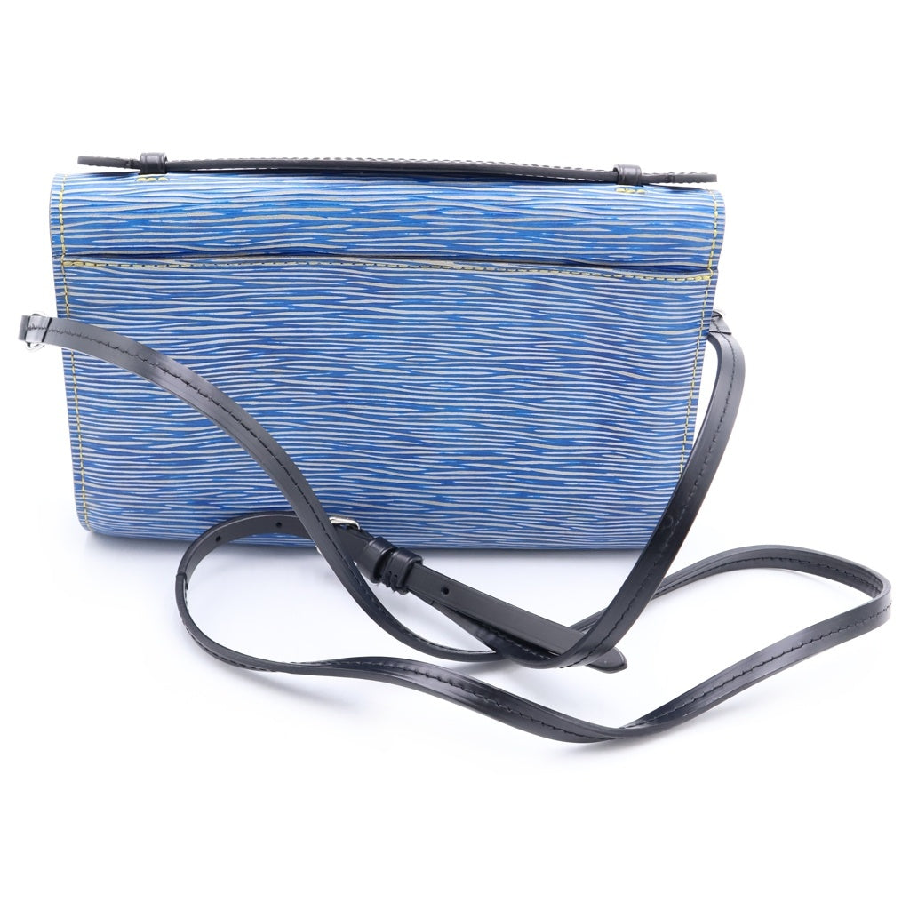 LOUIS VUITTON(ルイヴィトン) エピ デニム クリュニーBB ハンド ショルダーバッグ レザー ブルー M54539 レディース