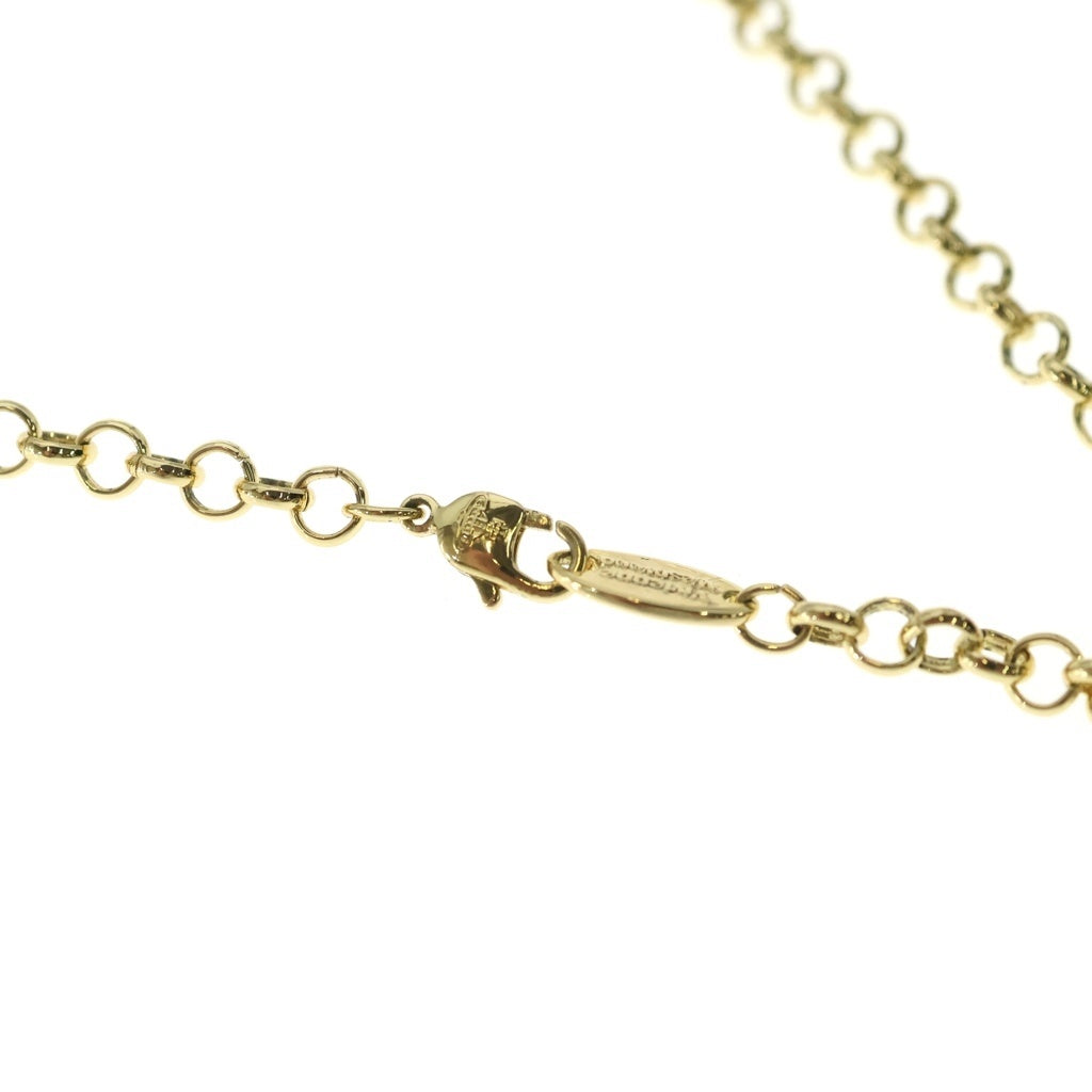 Vivienne Westwood(ヴィヴィアンウエストウッド) Small Orb スモールオーブ ペンダント ネックレス ラインストーン ゴールド/パープル レディース