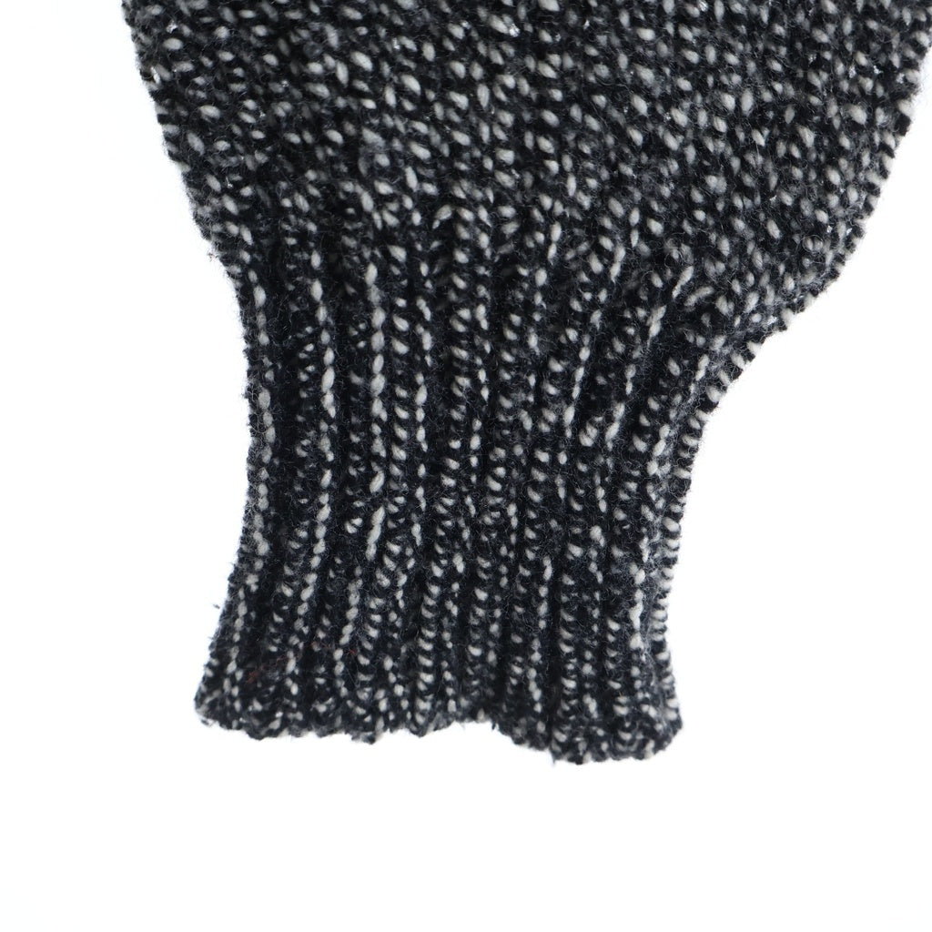 DIESEL(ディーゼル) ダイヤモンドモチーフニット グレー×オレンジ #F