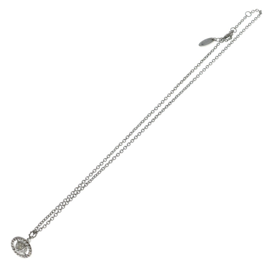 Vivienne Westwood(ヴィヴィアンウエストウッド) MAYFAIR SMALL ORB PENDANT ラインストーン メイフェア スモール オーブ ペンダント ネックレス チェーン シルバー レディース