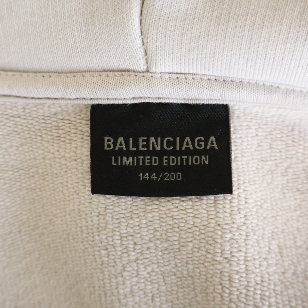 BALENCIAGA(バレンシアガ) 24SS × BFRND Balenciaga Music バレンシアガ ミュージック ジップアップ パーカー フーディー グレー 788243 レディース