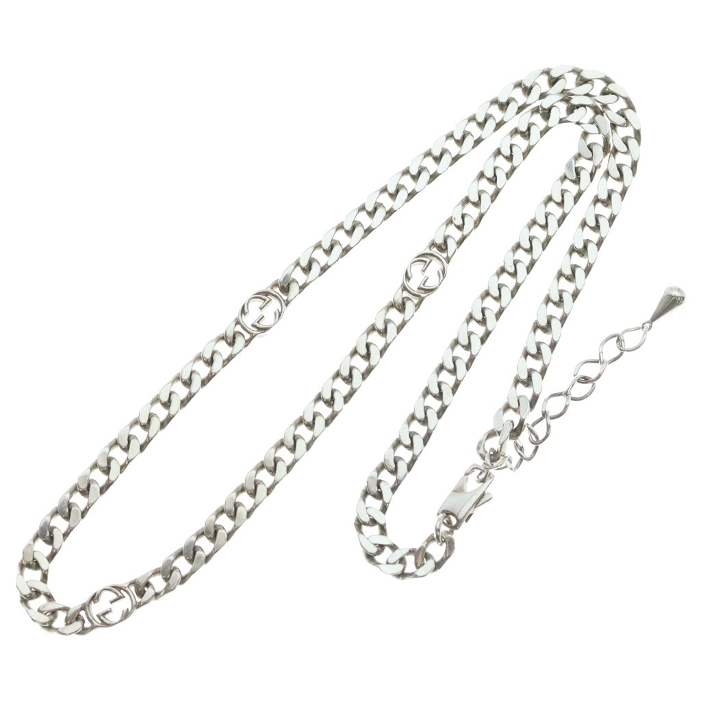 GUCCI(グッチ) インターロッキング ネックレス チェーン シルバー Ag925 843630 J8400 0818 2699