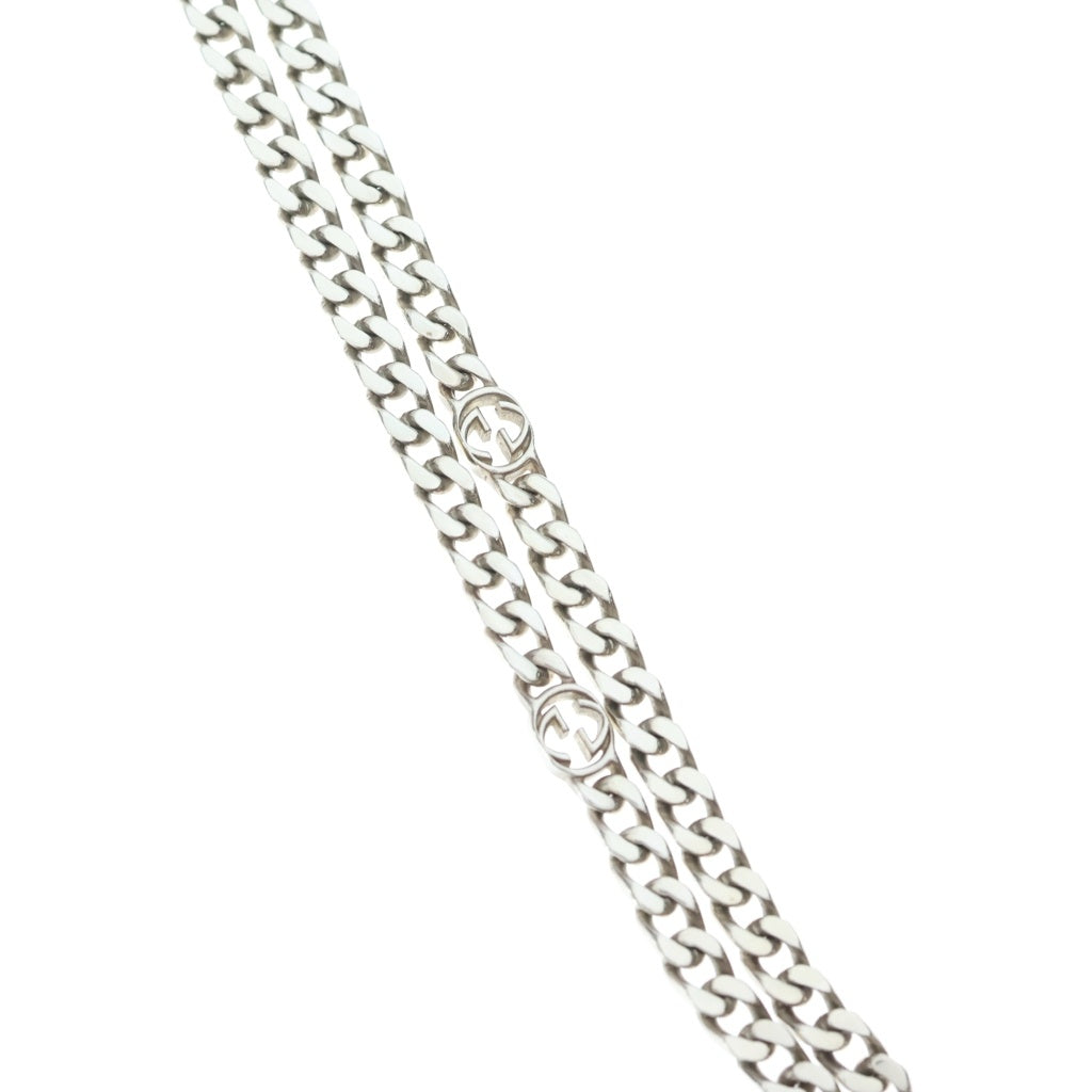 GUCCI(グッチ) インターロッキング ネックレス チェーン シルバー Ag925 843630 J8400 0818 2699