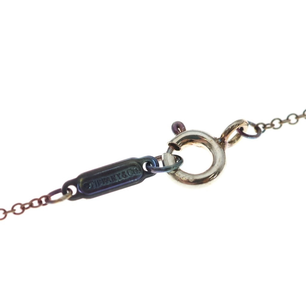 TIFFANY & Co.(ティファニー) ダブル リターントゥ ハート ネックレス ペンダント Ag925 シルバー/ピンク レディース