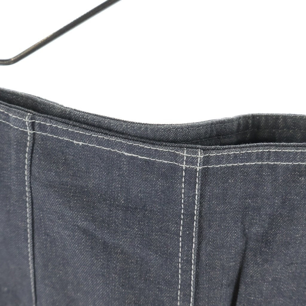 CHANEL(シャネル) 01SS VINTAGE Crystal CC logo Wide Denim Pants クリスタルココマーク ワイドフレアデニムパンツ ロゴ グレー P17666V09976 レディース