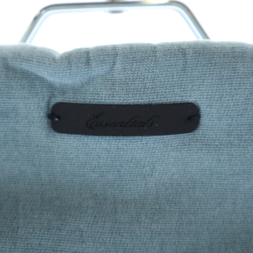 FEAR OF GOD(フィアオブゴッド) 26SS Campus 90s Hoodie フロントプリント プルオーバーフーディー パーカー オーバーサイズ ブルー レディース