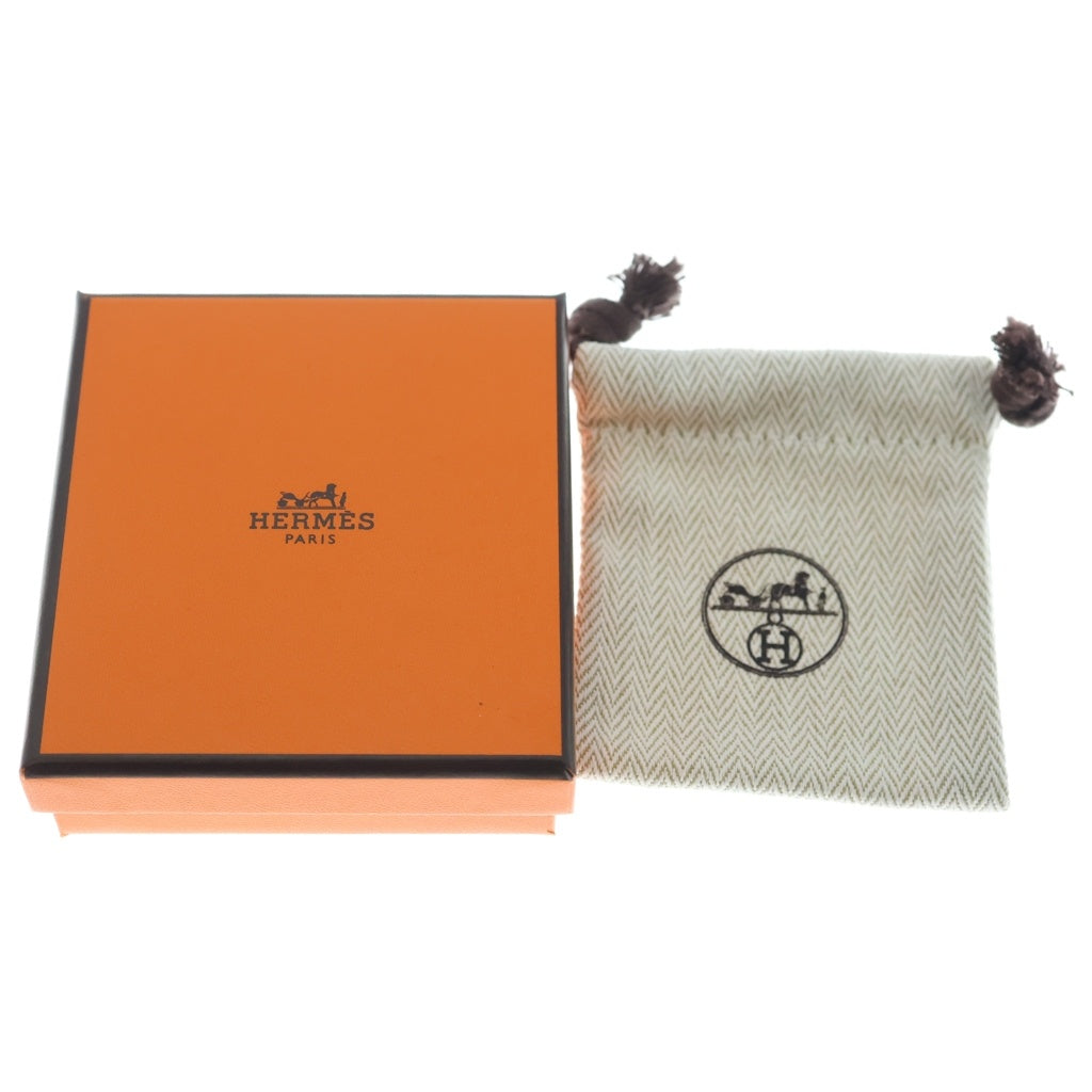 HERMES(エルメス) ミニマイヨン ピアス ピンク×ゴールド GP