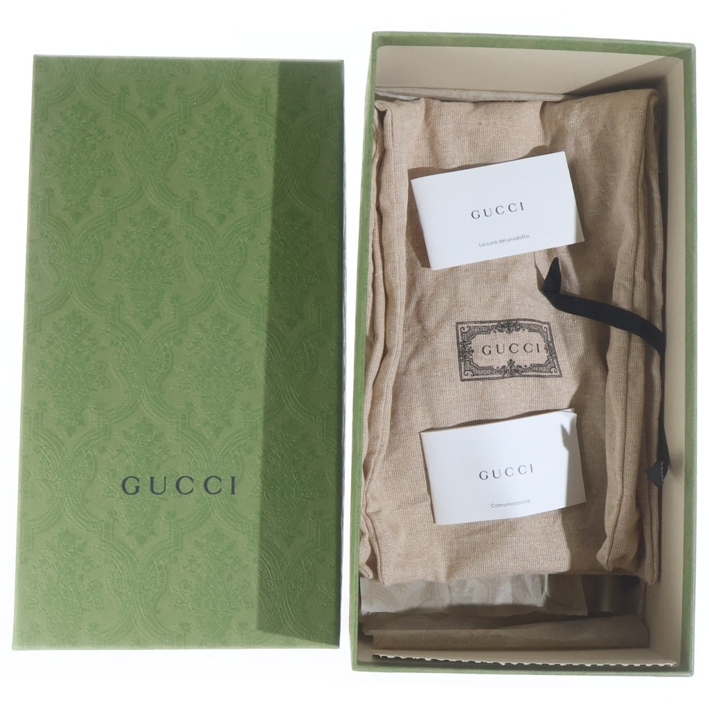 GUCCI(グッチ) Horsebit Loafer ホースビットローファー シューズ 革靴 レザー ゴールド金具 ブラウン レディース