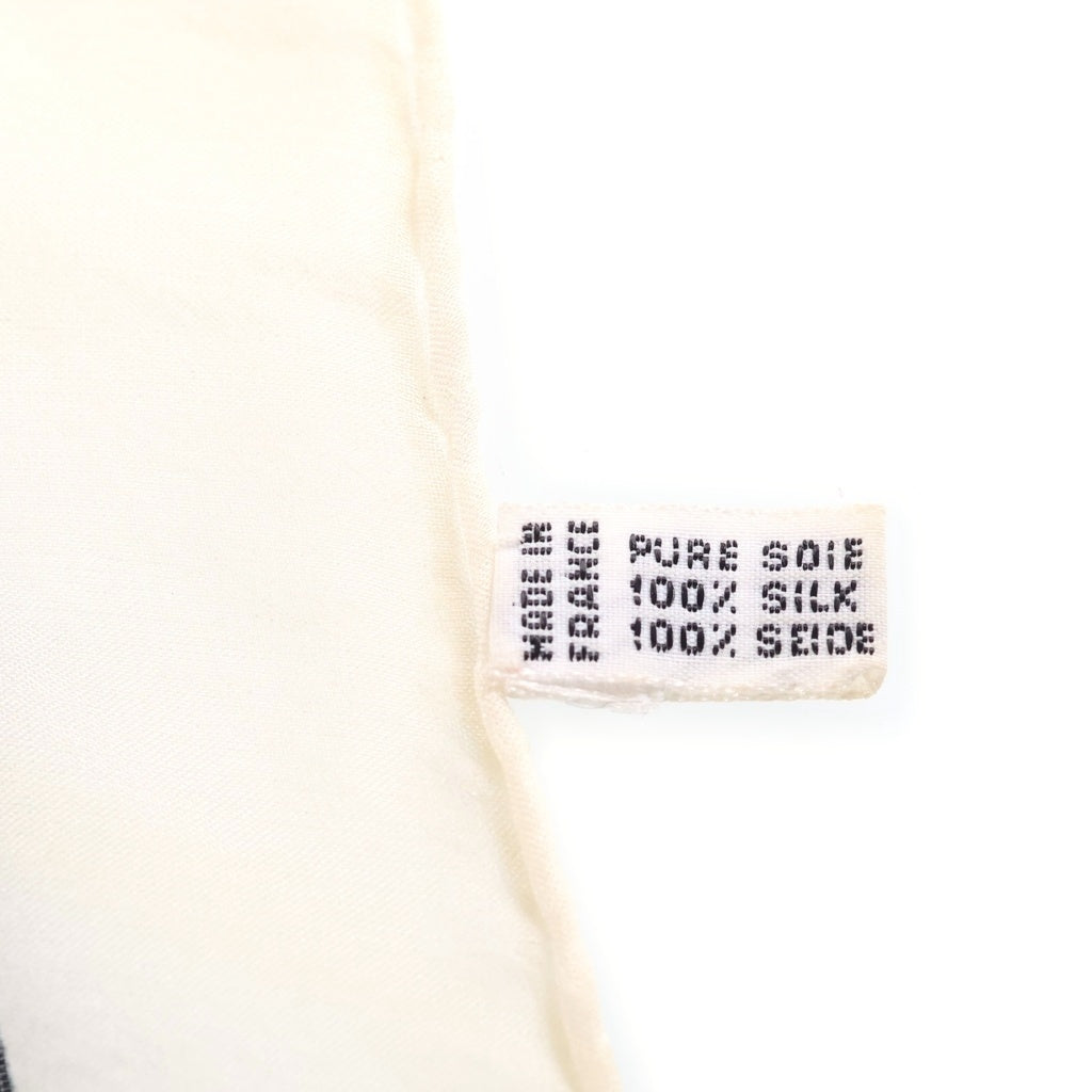 CHROME HEARTS(クロムハーツ) FOTI SILK SCARF フォティプリント シルクスカーフ ブラック/ホワイト