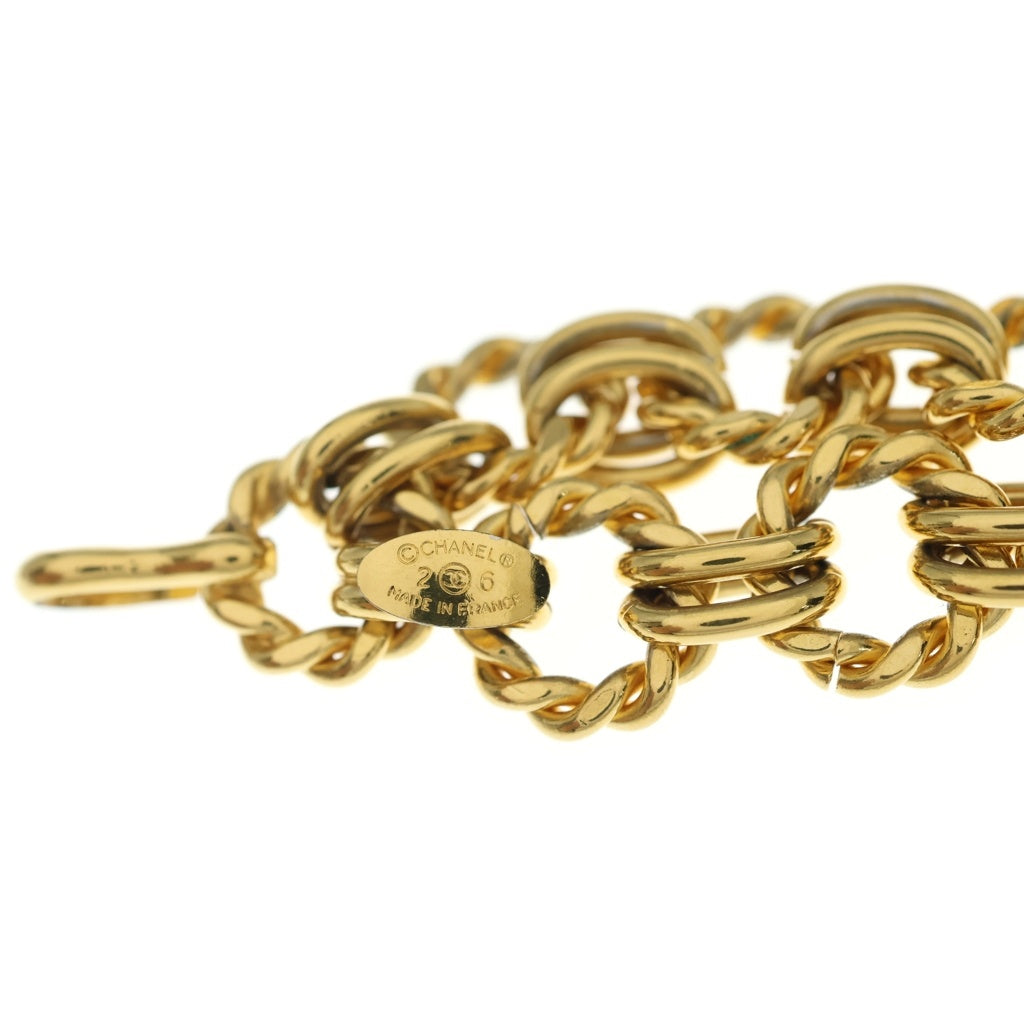 CHANEL(シャネル) VINTAGE Chain Logo Belt チェーン ロゴベルト サークル ココマーク GP ゴールド レディース
