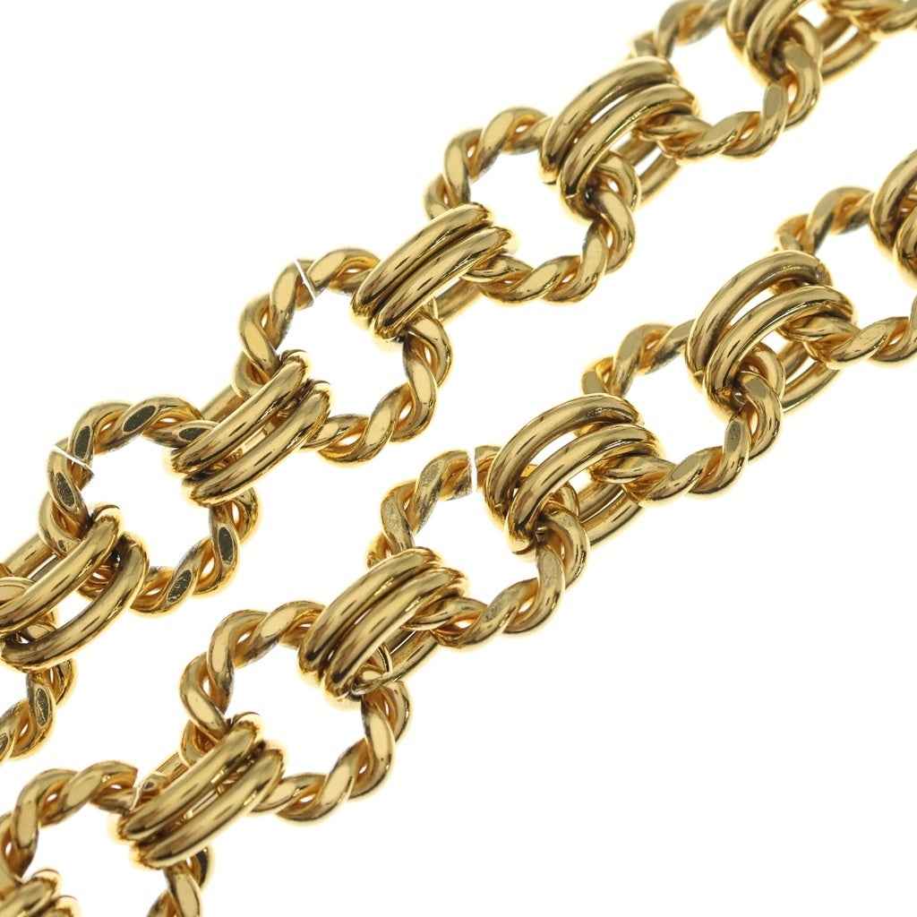 CHANEL(シャネル) VINTAGE Chain Logo Belt チェーン ロゴベルト サークル ココマーク GP ゴールド レディース