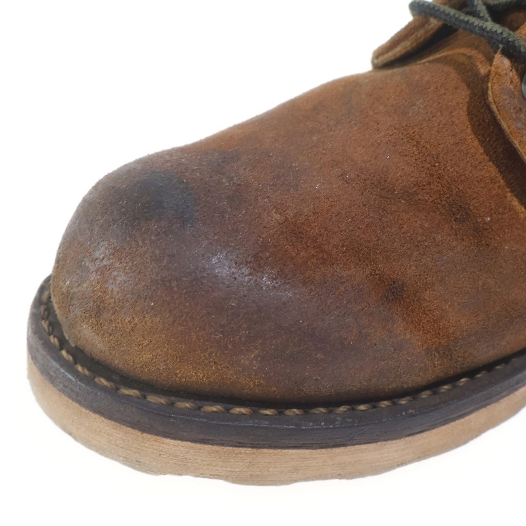 RED WING(レッド ウイング) 8151 Classic Work 6inch Round-toe クラシックワーク6インチラウンドトゥ ホーソーンミュールスキナーラフアウト シューズ ブラウン スエード