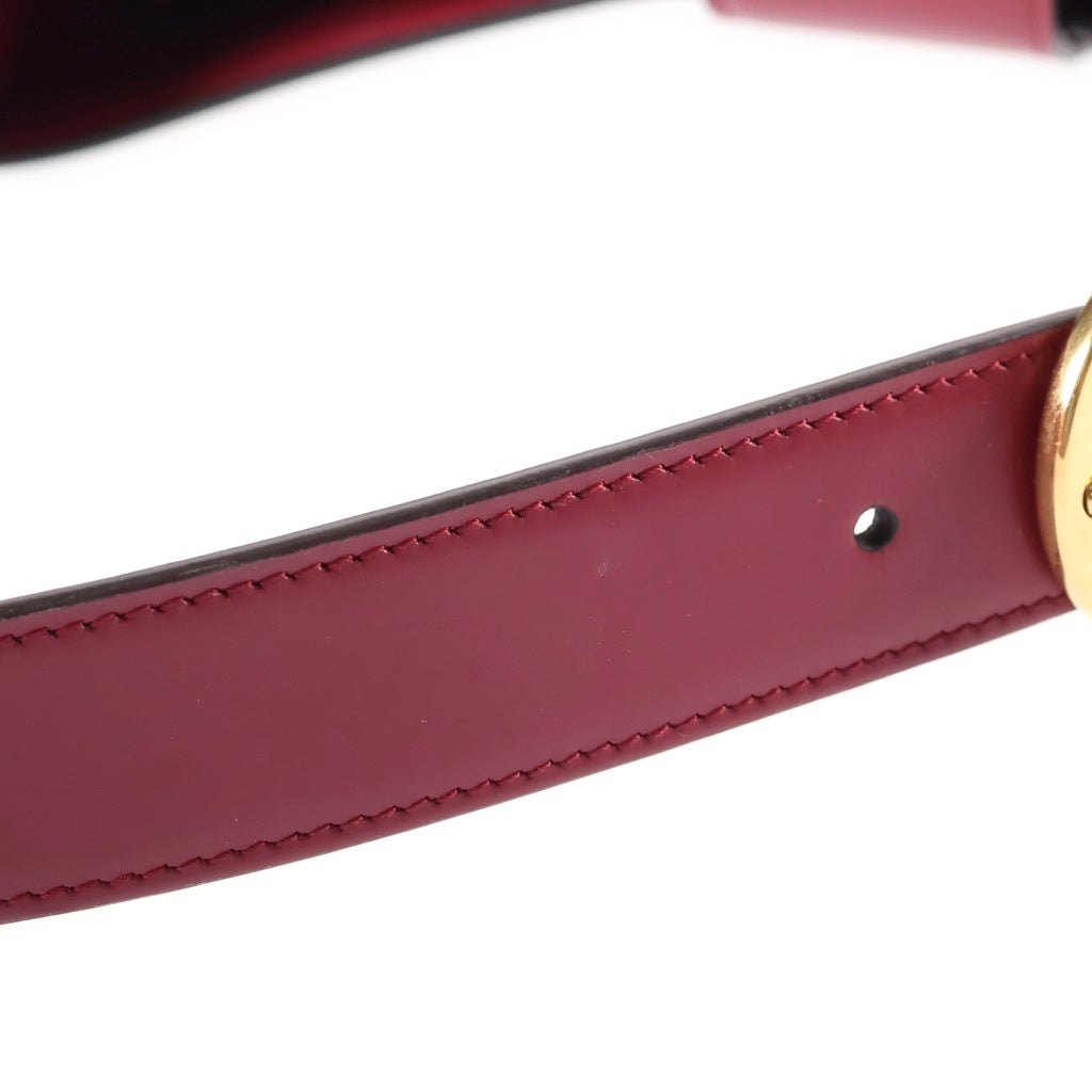 Salvatore Ferragamo(サルヴァトーレ フェラガモ) ガンチーニ ワンショルダーバッグ ハンドバッグ ピンク レザー EZ-21 0926 ゴールド金具 レディース