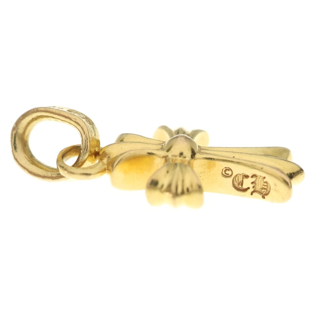 CHROME HEARTS(クロムハーツ) 22K CRS BBYFAT P/DIA ベイビーファットクロス PAVEダイヤ ペンダントトップ ゴールド BCA035 レディース