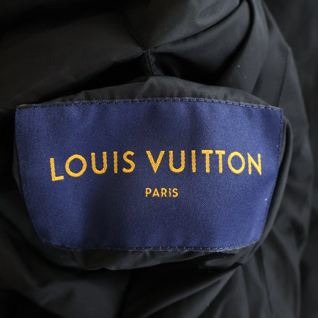 LOUIS VUITTON(ルイヴィトン) 19AW モノグラム リバーシブル パファージャケット ダウンジャケット フード ジップアップ ブラック HIB47WRSB