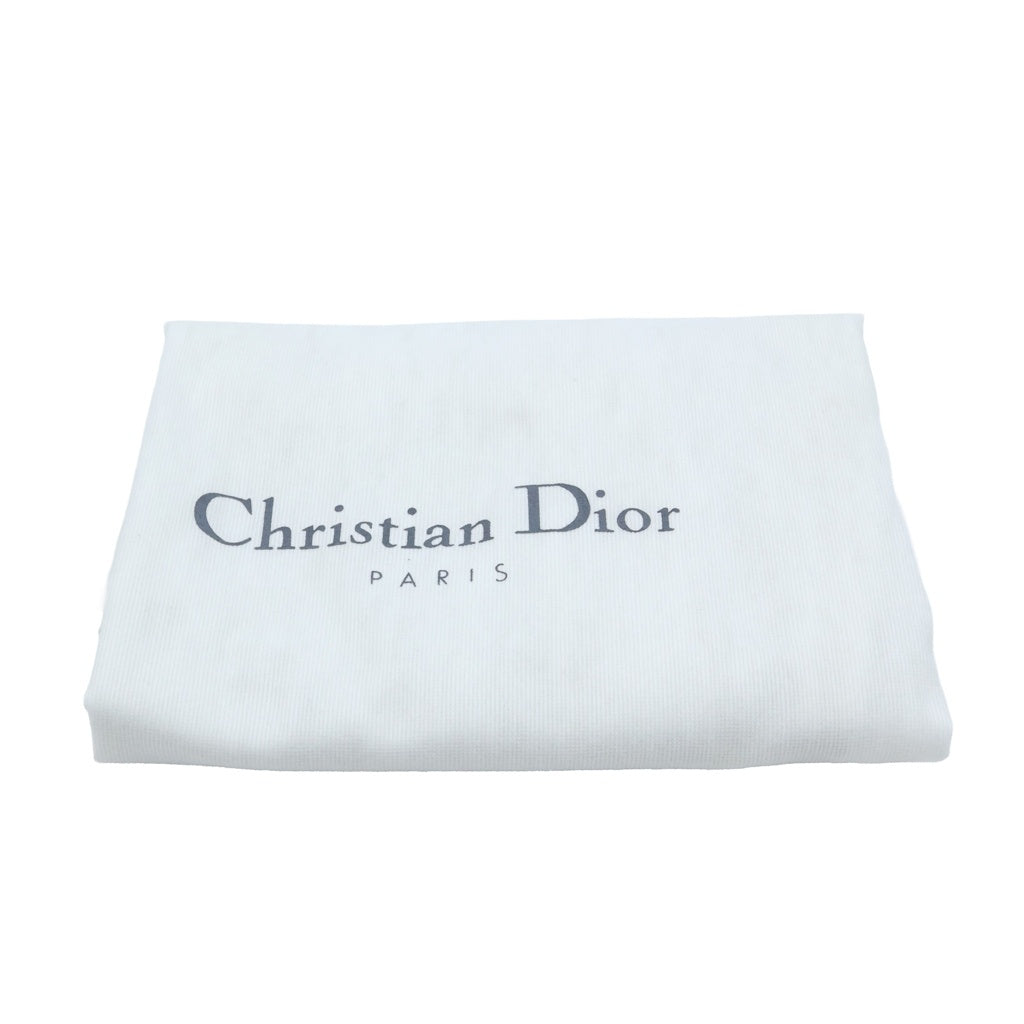 Christian Dior(クリスチャンディオール) トロッター ストリートシック ハンドバッグ トートバッグ ブラウン×ベージュ レザー×キャンバス シルバー金具 レディース