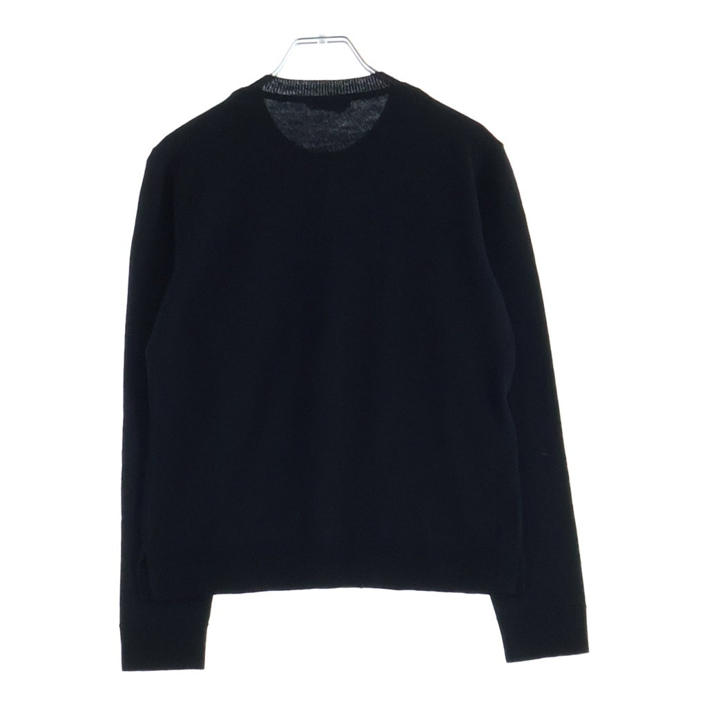 FENDI(フェンディ) フラワーモチーフニットカーディガン ブラック ウール レディース