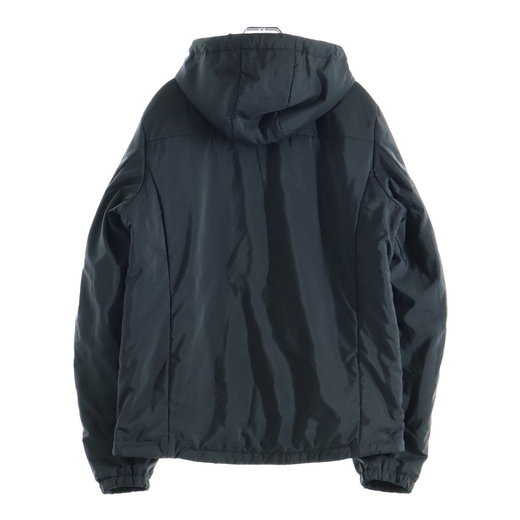 PRADA(プラダ) トライアングルロゴ リバーシブル フーデッド ブルゾンジャケット ナイロン ブラック SGB224