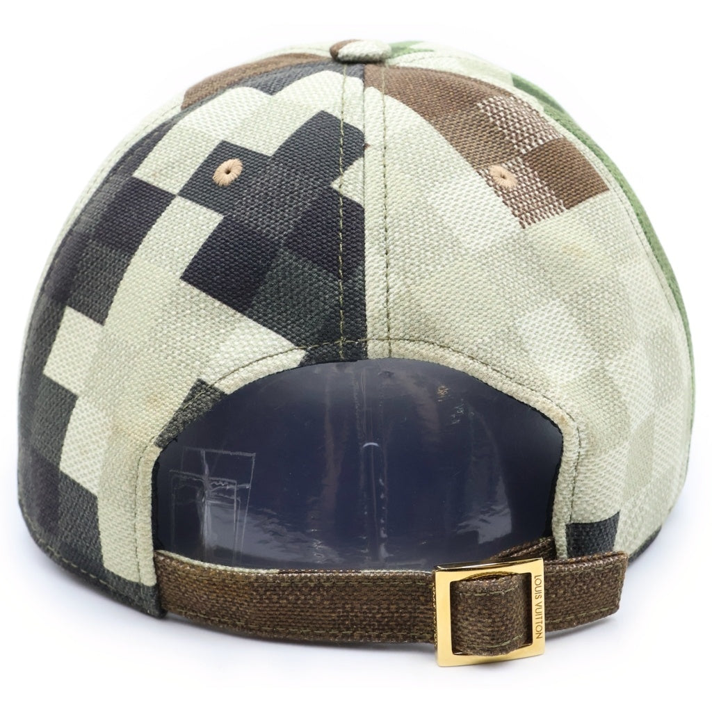 LOUIS VUITTON(ルイヴィトン) ダモフラージュ キャップ コットン グリーン M7363M