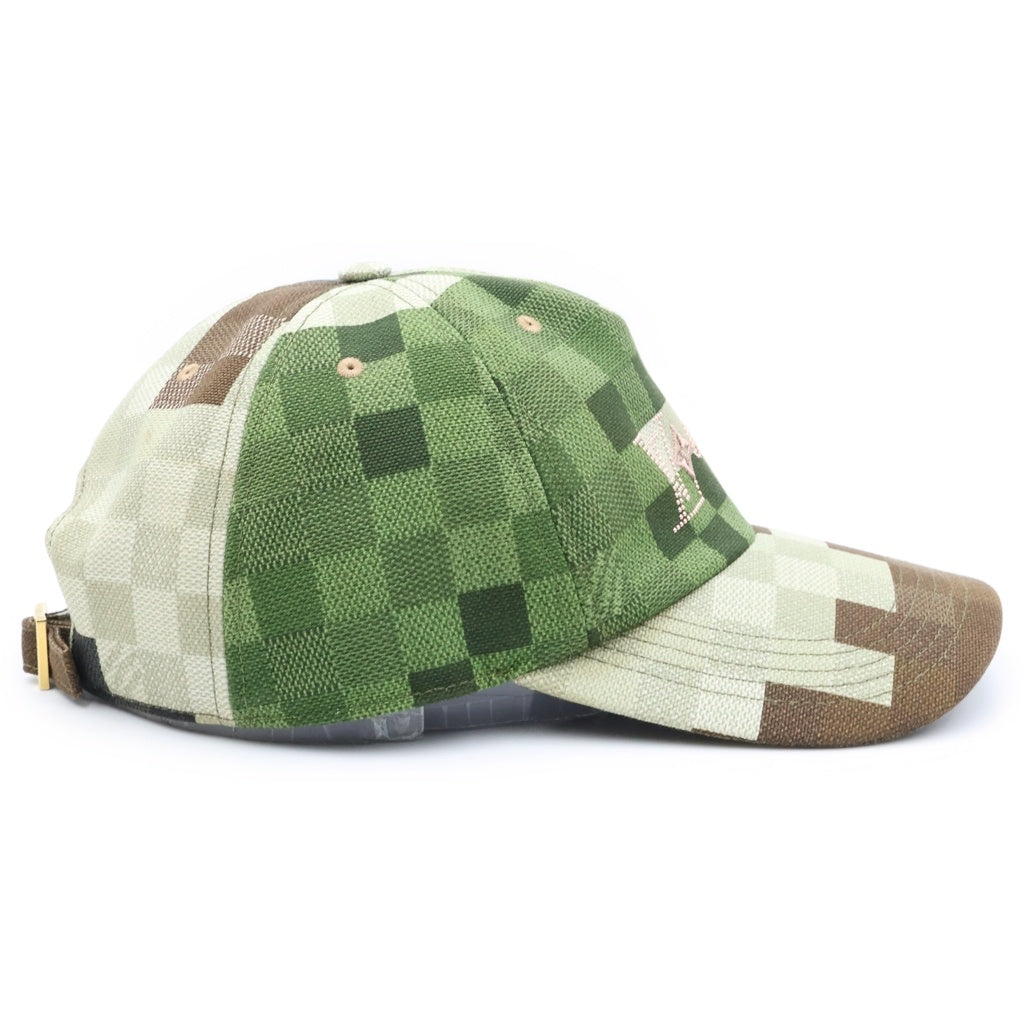 LOUIS VUITTON(ルイヴィトン) ダモフラージュ キャップ コットン グリーン M7363M