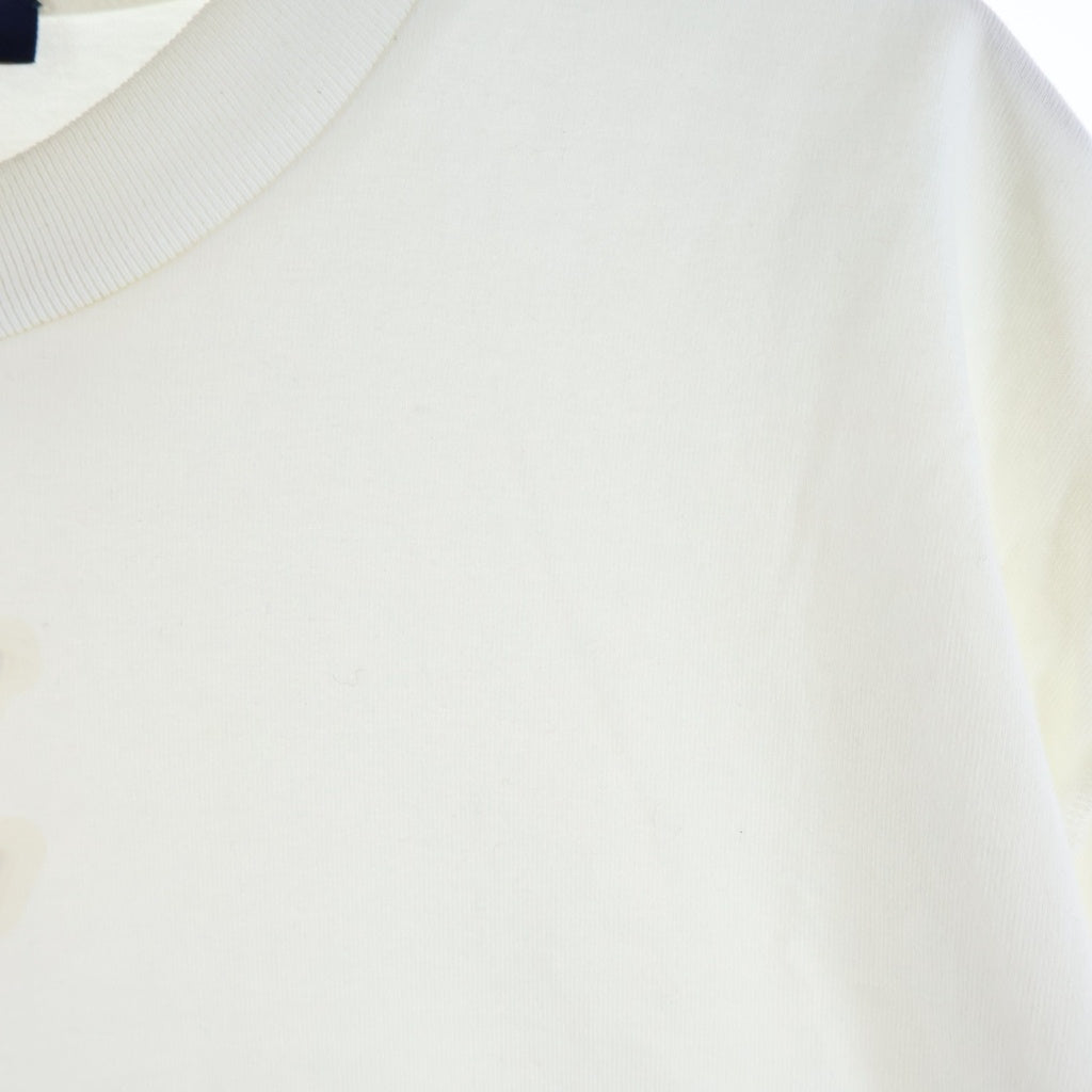 LOUIS VUITTON(ルイヴィトン) エンボスLV ロゴ Tシャツ カットソー ホワイト #M RM222Q DT3 HNY55W