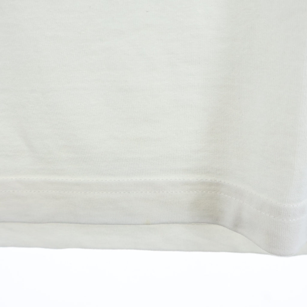 LOUIS VUITTON(ルイヴィトン) エンボスLV ロゴ Tシャツ カットソー ホワイト #M RM222Q DT3 HNY55W
