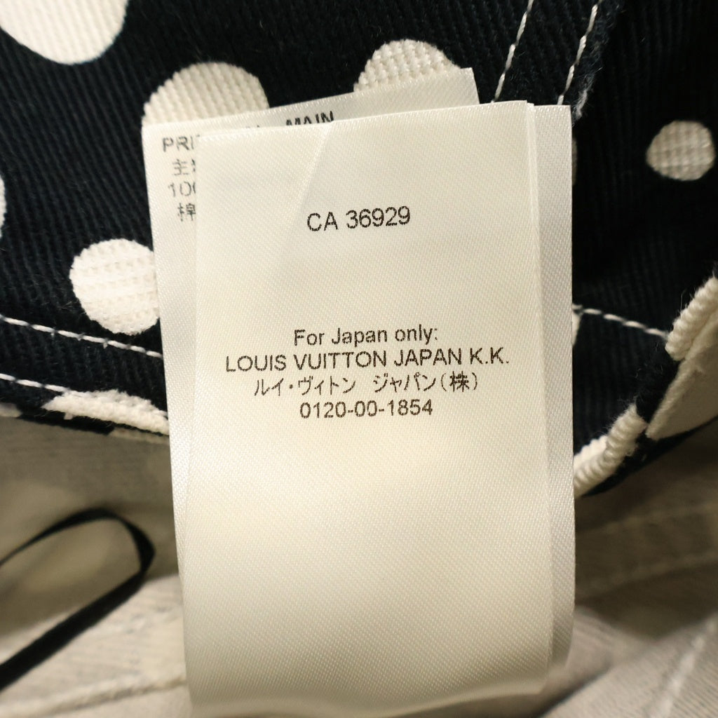 LOUIS VUITTON(ルイヴィトン) ×YK インフィニティドット デニム総柄スカート コットン ブラック/ホワイト RW231J U84 FOSK17 レディース