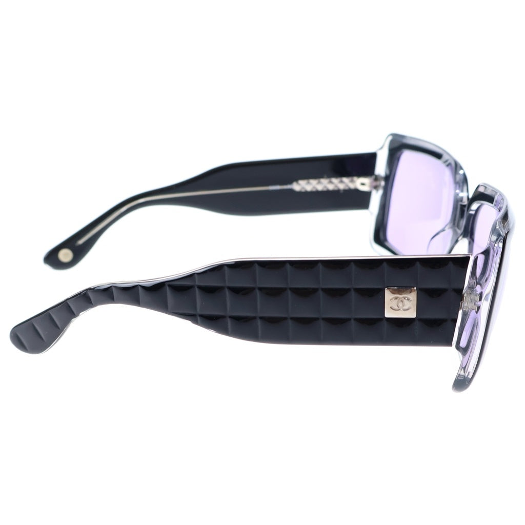 CHANEL(シャネル) チョコバー スクエアフレーム サングラス アイウェア 56□16-135 ブラック/パープル 5028 レディース