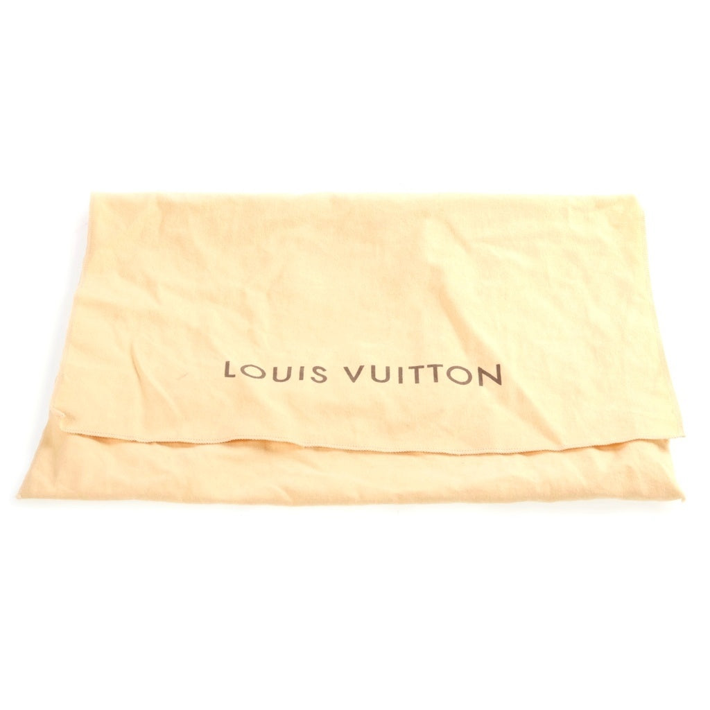 LOUIS VUITTON(ルイヴィトン) モノグラム ソミュール30 ショルダーバッグ ブラウン レザー×PVC M42256 ゴールド金具 レディース