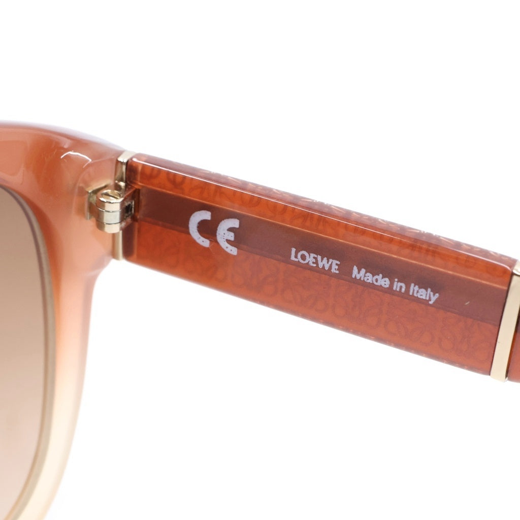 LOEWE(ロエベ) 0ADW アナグラム アジアンフィット ウェリントンフレーム サングラス アイウェア メガネ 眼鏡 グラデーション ブラウン レディース