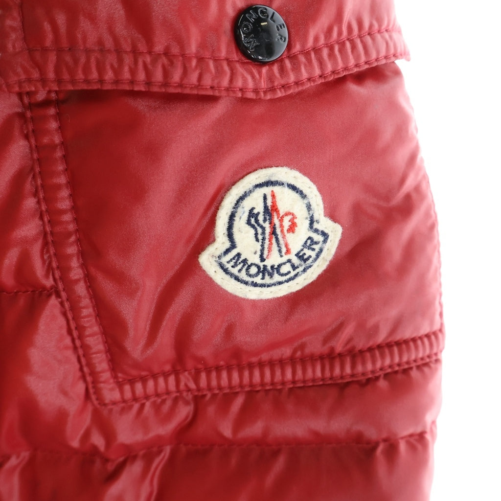 MONCLER(モンクレール) BADY バディ フード付き ダウンジャケット ロゴ コミックラベル レッド 429534632205 レディース