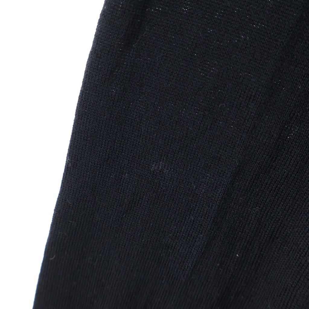 STONE ISLAND(ストーンアイランド) ロゴパッチ クルーネック プルオーバー 長袖ニット セーター ブラック K2S155100071S00C4