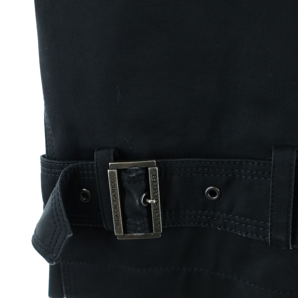 BURBERRY BLACK LABEL(バーバリー ブラックレーベル) 裏地ノバチェック総柄 キルティング ライナー付き トレンチコート ブラック BMA44-514-09