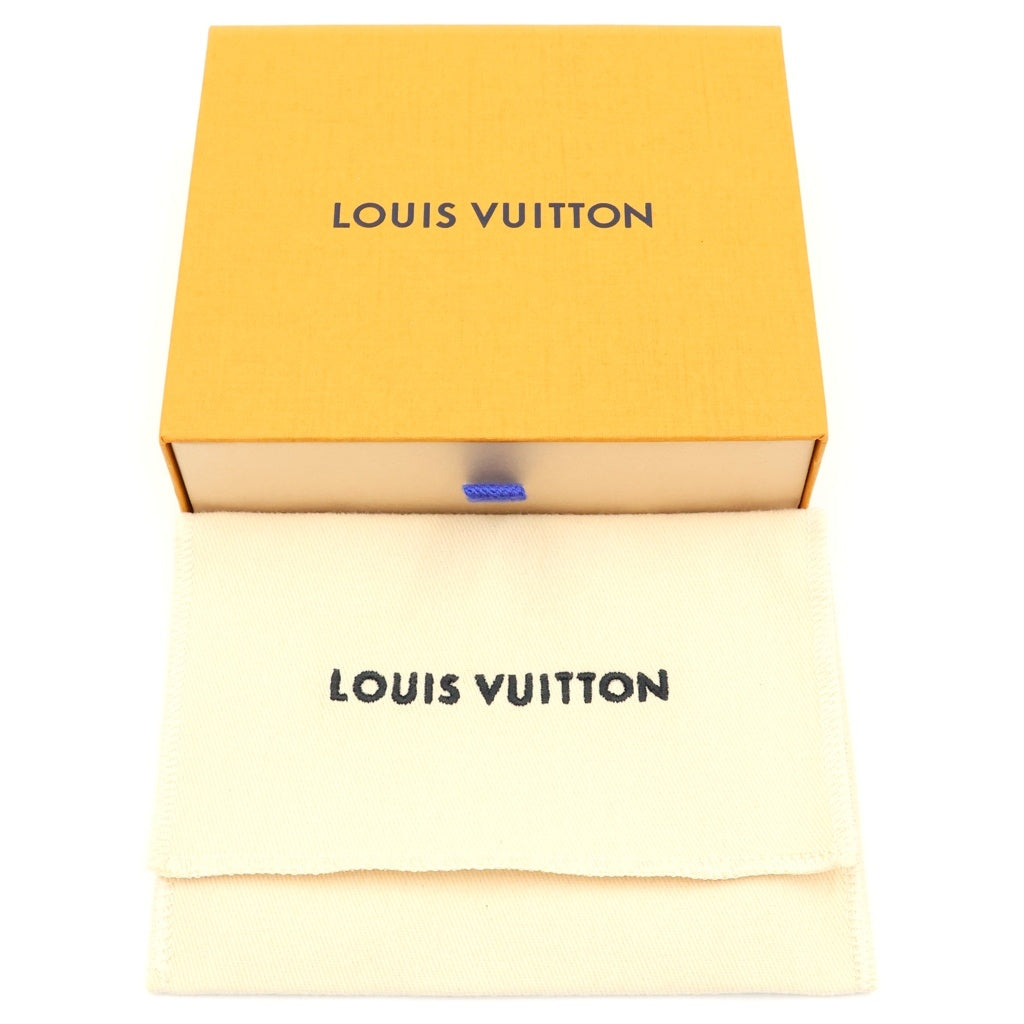 LOUIS VUITTON(ルイヴィトン) ジョルジュ・ウォレット 三つ折り財布 コインケース ブラック レザー M25965 シルバー金具 レディース