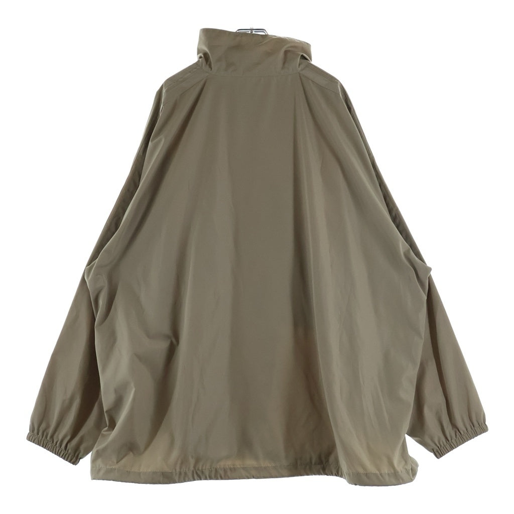 BALENCIAGA(バレンシアガ) 24SS Logo Zip-Up Jacket ロゴジップアップジャケット ブルゾン オーバーサイズ ポリエステル ベージュ 725302