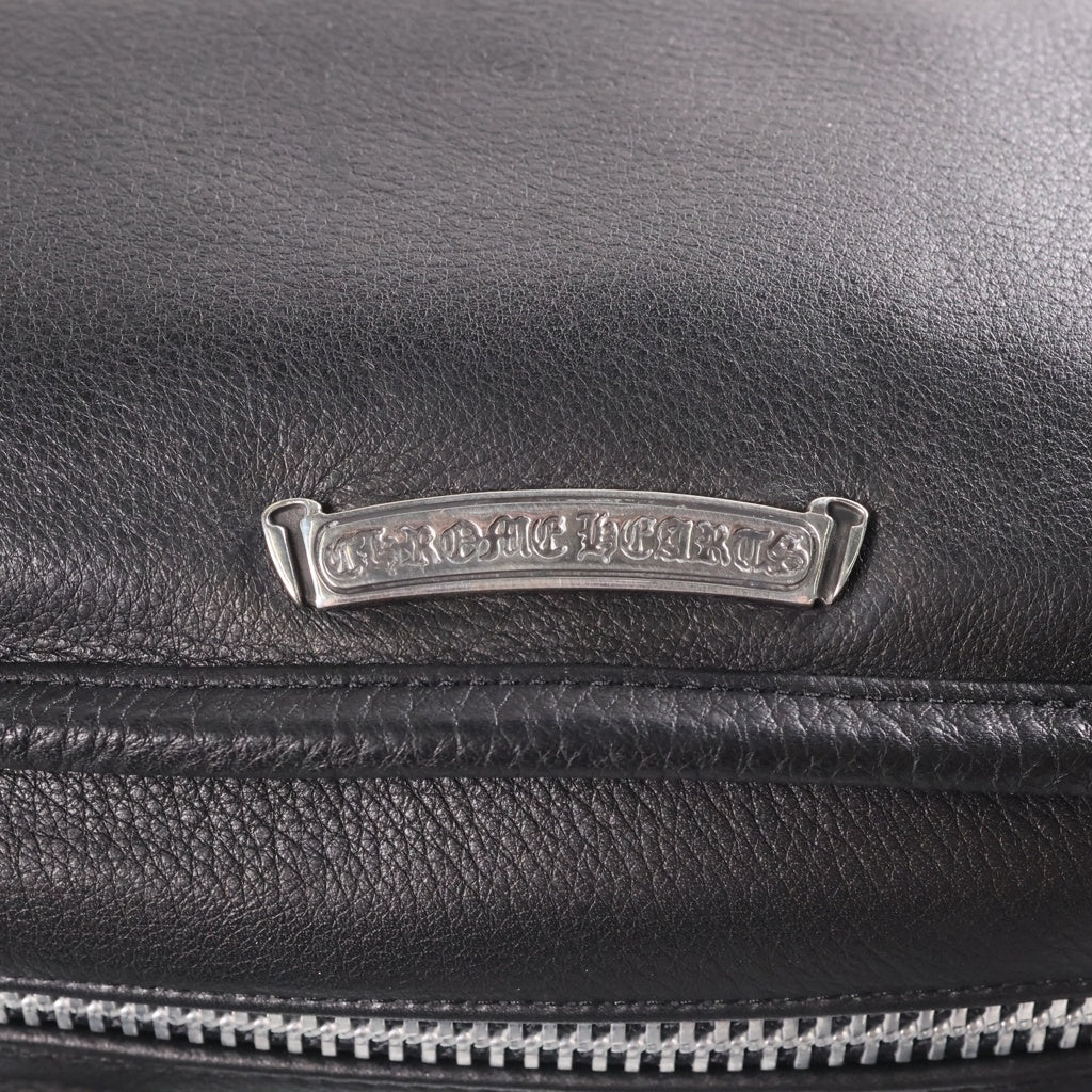 CHROME HEARTS(クロムハーツ) SHOULDER BAG-TINY ガンスリンガー ストラップ レザー ショルダーバッグ ブラック