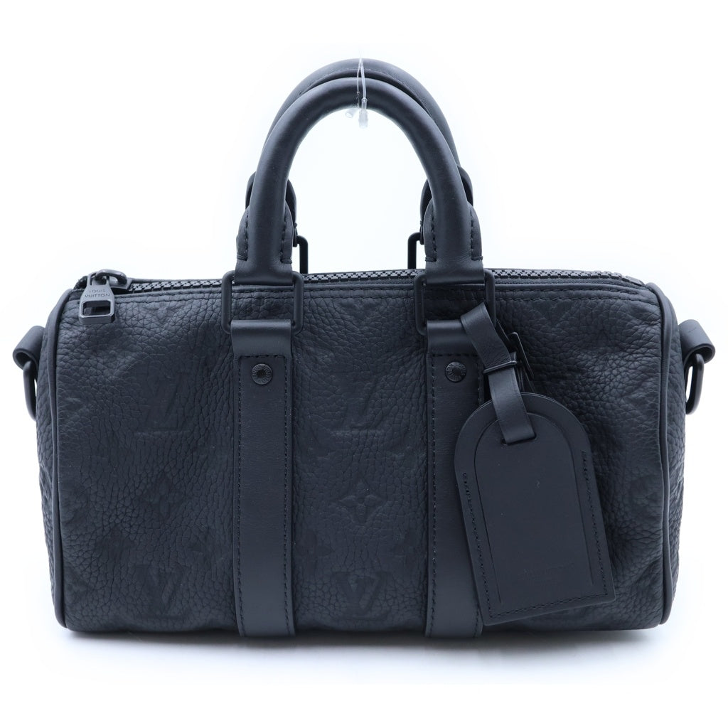 LOUIS VUITTON(ルイヴィトン) キーポル バンドリエール25 ボストンバック 2wayショルダー モノグラムトリヨン ブラック M20900 レディース