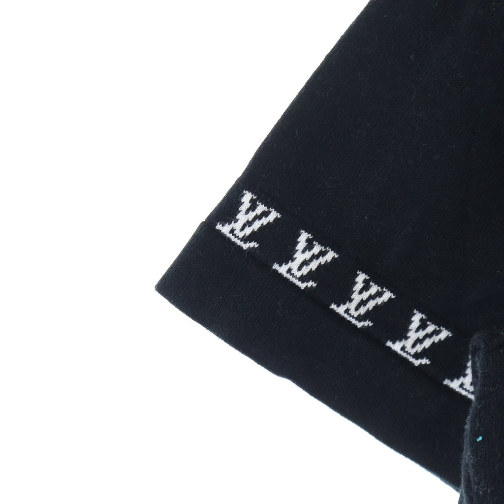 LOUIS VUITTON(ルイヴィトン) 24SS Signature Cotton Crewneck T-Shirt シグネチャーコットン クルーネック 半袖Tシャツ ブラック RM241Q Z34 HRN47W