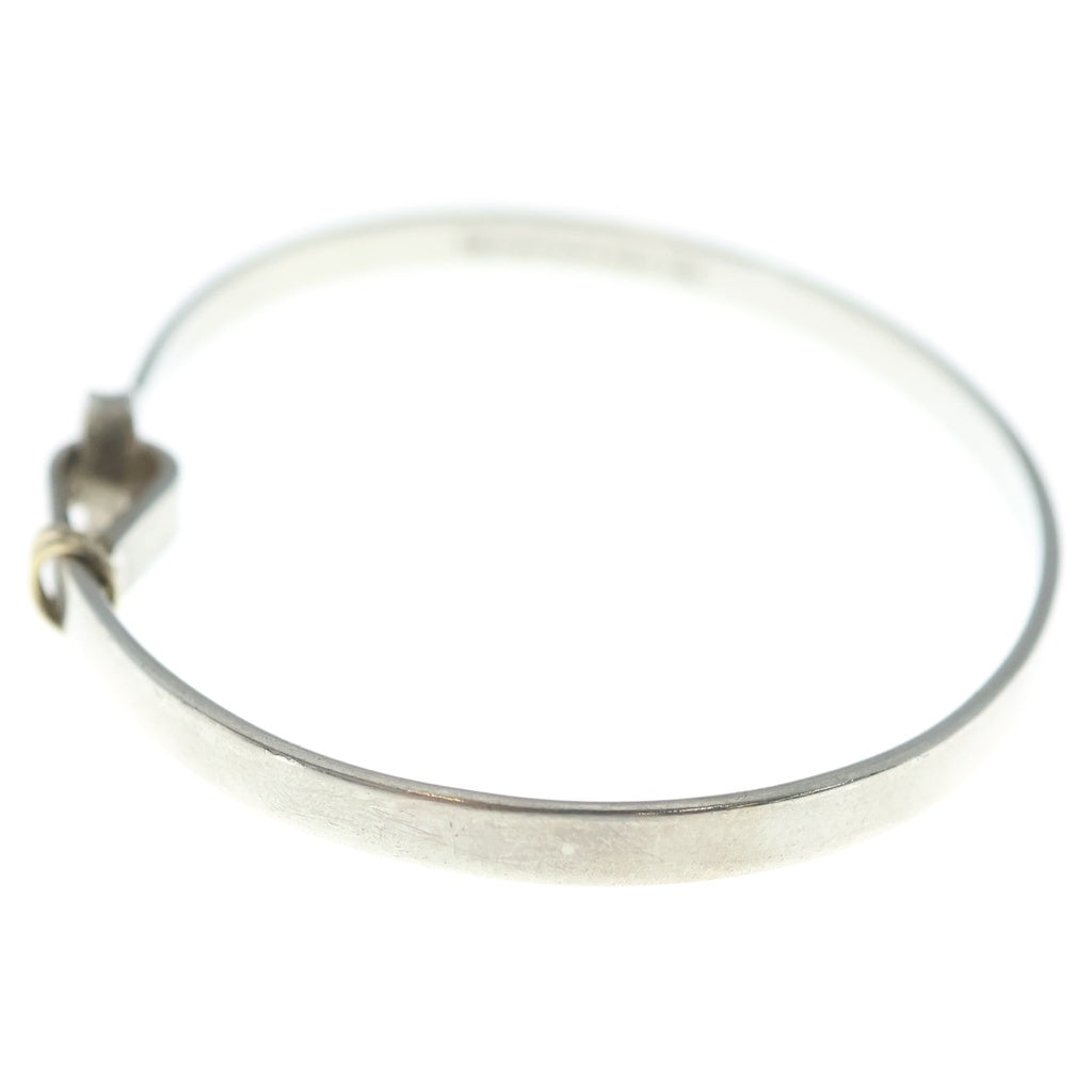 TIFFANY & Co.(ティファニー) フックアンドアイ バングル SV925×750YG ブレスレット シルバー×イエローゴールド