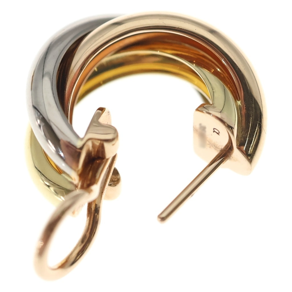 Cartier(カルティエ) トリニティ クラシック ピアス イエローゴールド×ホワイトゴールド×ピンクゴールド Au750YG/PG/WG レディース