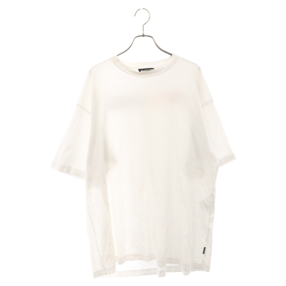 BALENCIAGA(バレンシアガ) 19SS I Love Techno Tee アイラブテクノ半袖Tシャツ ホワイト 556133 TDV20