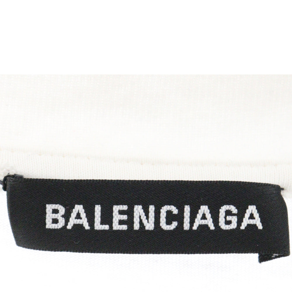 BALENCIAGA(バレンシアガ) 19SS I Love Techno Tee アイラブテクノ半袖Tシャツ ホワイト 556133 TDV20