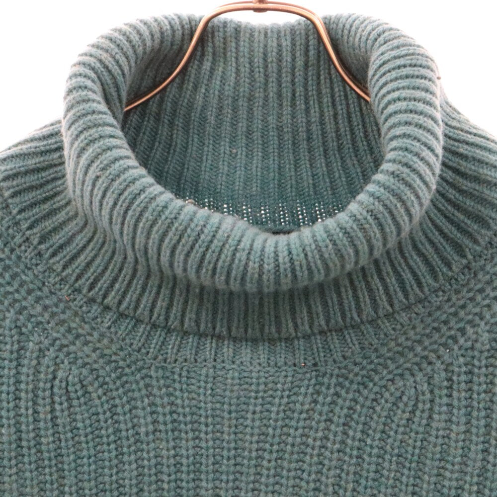 UNUSED(アンユーズド) 17AW 3G Turtle Neck Knit US1337 ウールタートルネックニットセーター グリーン
