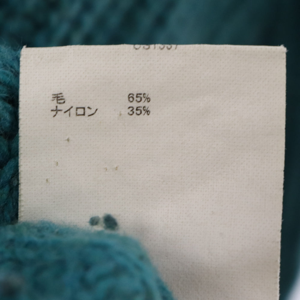 UNUSED(アンユーズド) 17AW 3G Turtle Neck Knit US1337 ウールタートルネックニットセーター グリーン