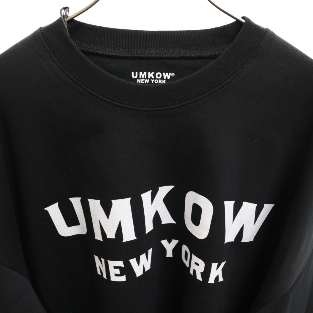 UMKOW(ウムコウ) 23AW Vintage Photo Dobule Layer L/S Tee ヴィンテージフォトダブルレイヤー 長袖Tシャツ ブラック/グレー