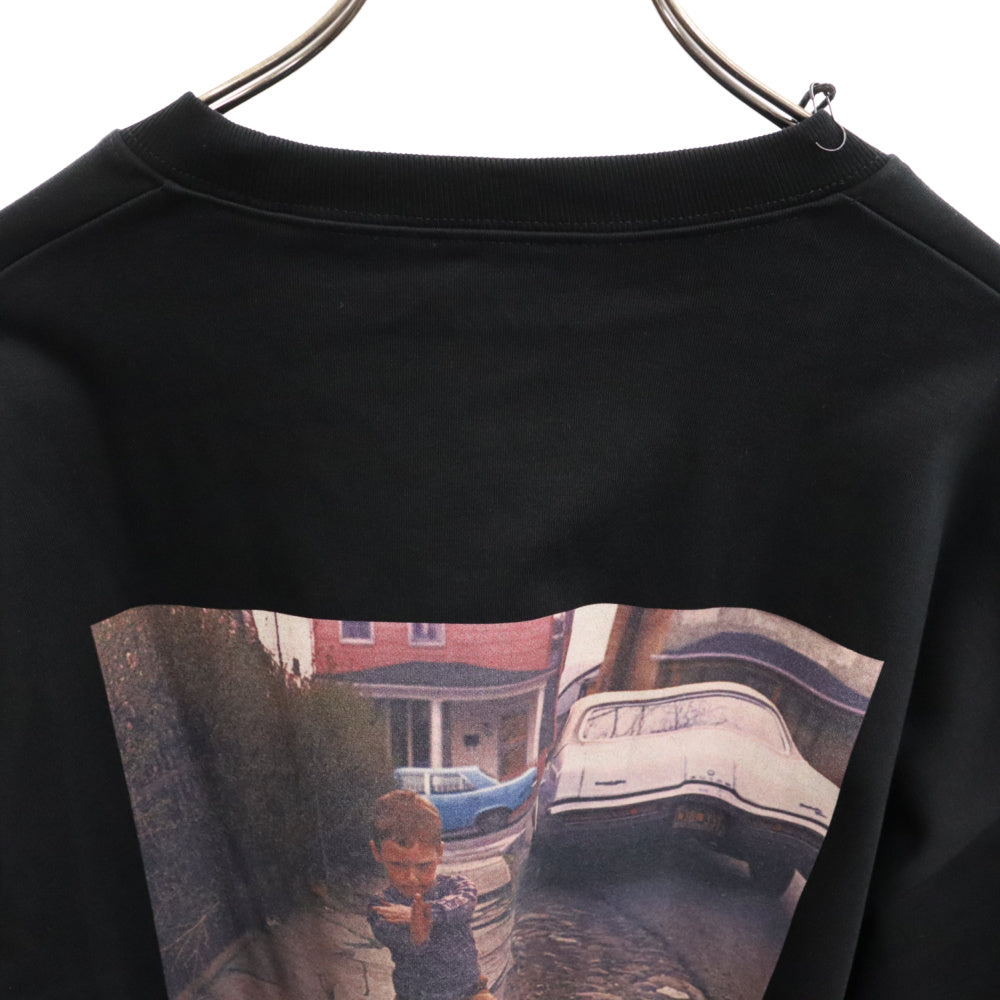 UMKOW(ウムコウ) 23AW Vintage Photo Dobule Layer L/S Tee ヴィンテージフォトダブルレイヤー 長袖Tシャツ ブラック/グレー