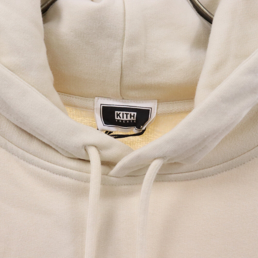 KITH(キス) トリーツ イヤー オブ ザ ドラゴン ウィリアムズ III プルオーバーフーディ パーカー ベージュ/レッド