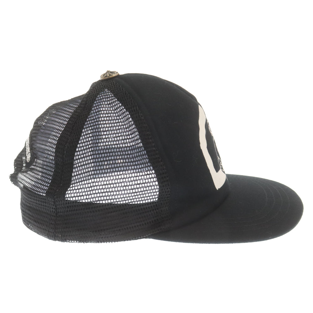 CHROME HEARTS(クロムハーツ) ×DOVER STREET MARKET TRUCKER CAP ドーバーストリートマーケット トラッカーキャップ DSMクロスボール付メッシュキャップ 帽子 ブラック