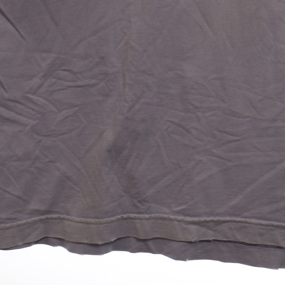 VETEMENTS(ヴェトモン) 23SS HELLO my name is VETEMENTS Cotton T-shirt UE63TR640L マイネームイズプリントクルーネック半袖Tシャツ パープル