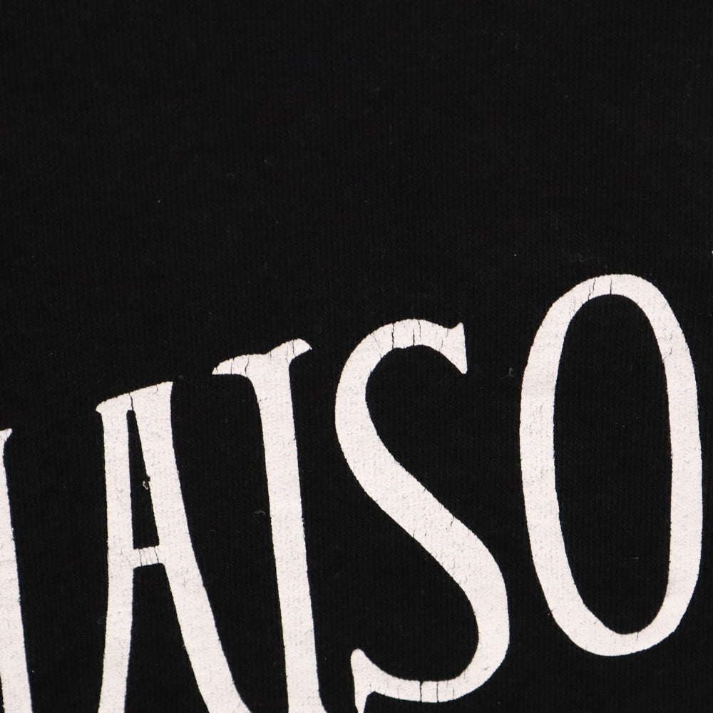 MAISON KITSUNE(メゾンキツネ) 17SS フロントロゴプリント 半袖Tシャツ カットソー ブラック SS17M702